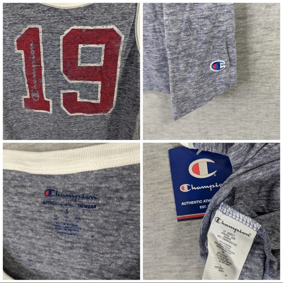 Champion Heritage Ringer Tank Top- Grey - Picture 4 of 4